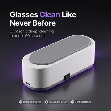 CrystalLens™ Ultrasonic Glass Cleaner | Remove Dirt, Oil & Smudges Instantly