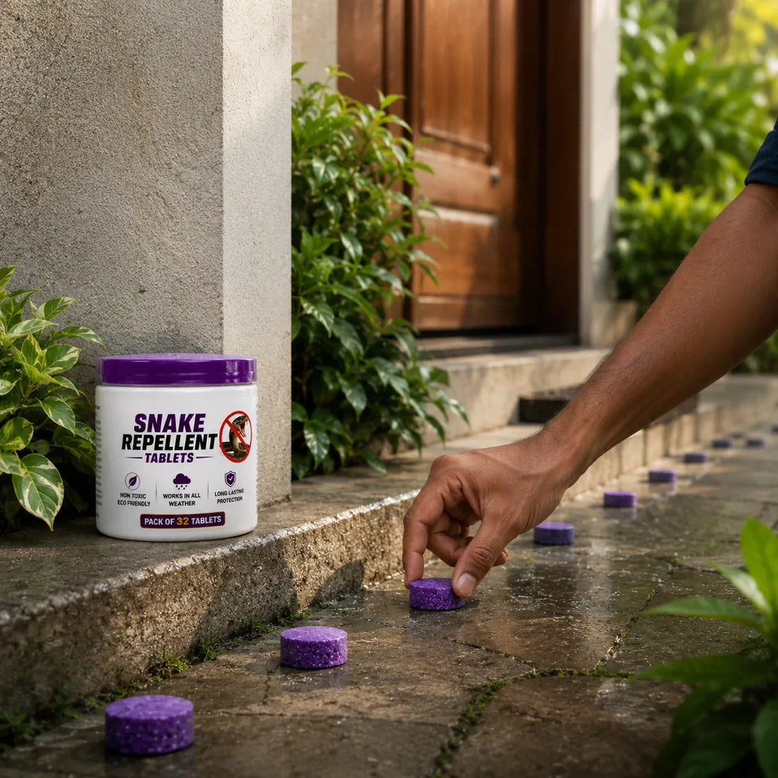 SnakeShield™ Premium Snake Repellent Tablets (Pack of 32)